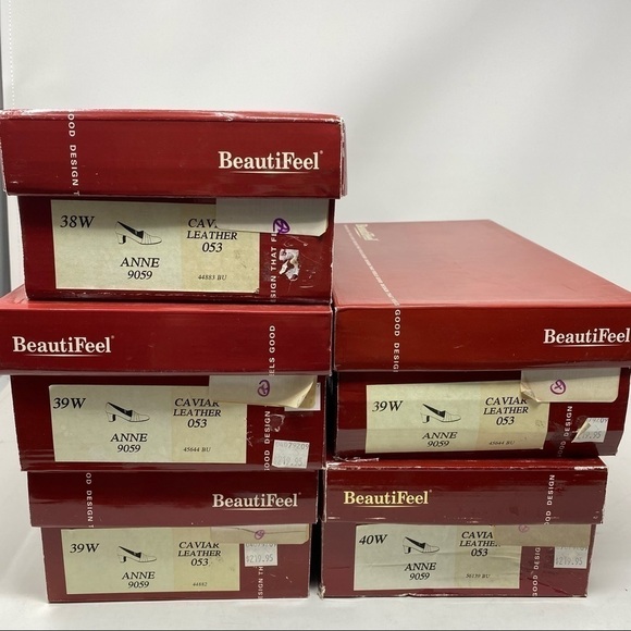 Beautifeel Anne Comfort pumps caviar leather WIDE - Picture 8 of 9